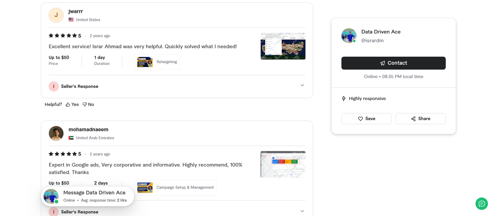 Screenshot 2026-03-28 at 20-35-10 Data Driven Ace Profile Fiverr