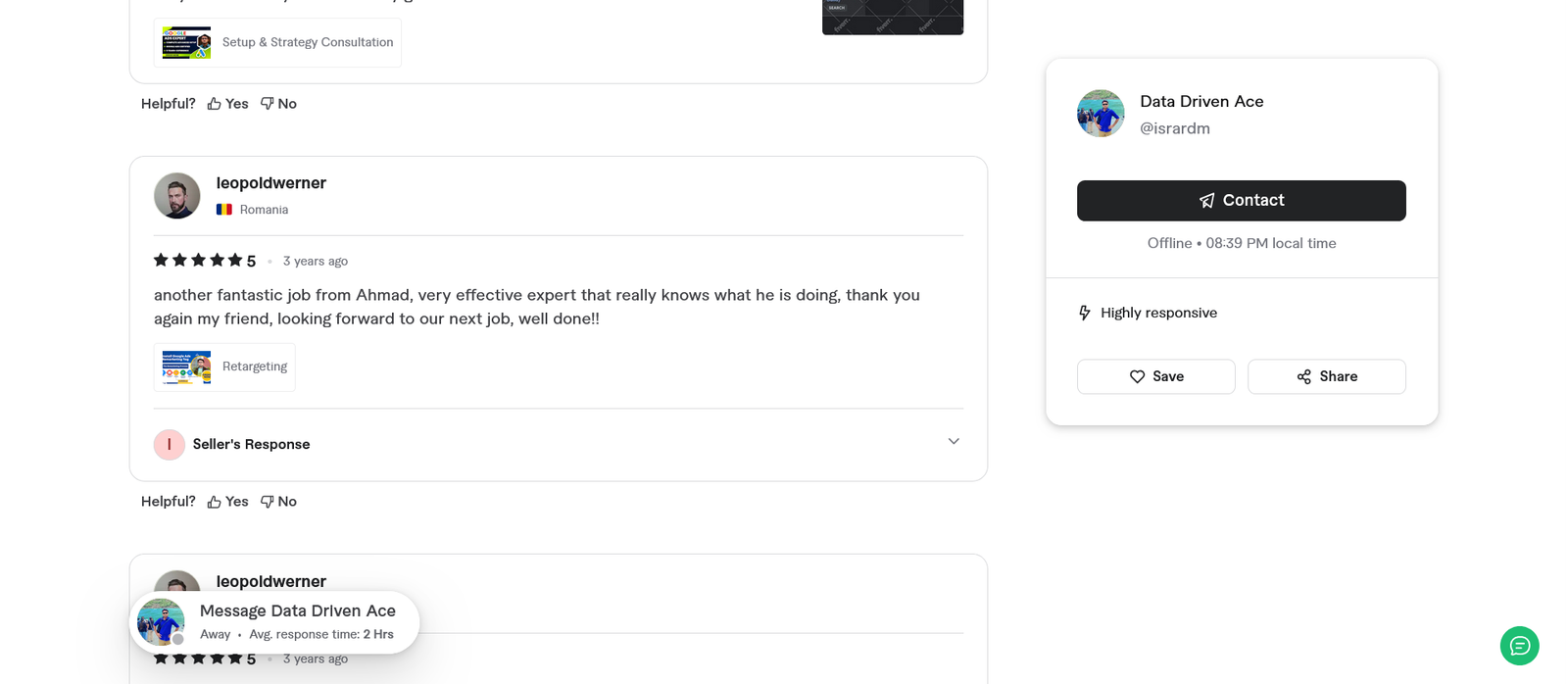 Screenshot 2026-03-28 at 20-39-40 Data Driven Ace Profile Fiverr