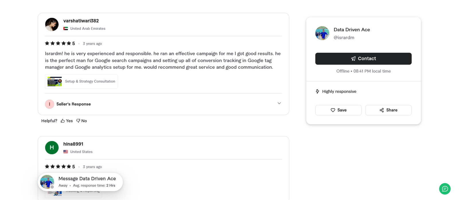Screenshot 2026-03-28 at 20-41-46 Data Driven Ace Profile Fiverr