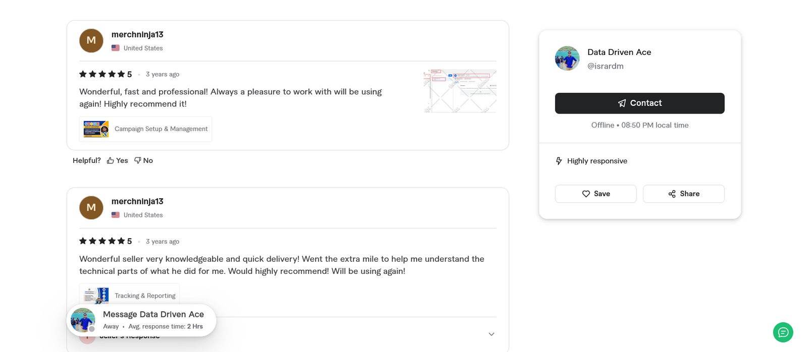 Screenshot 2026-03-28 at 20-50-11 Data Driven Ace Profile Fiverr