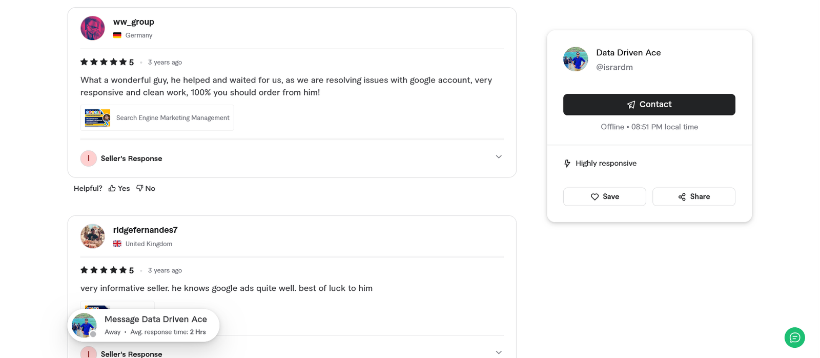 Screenshot 2026-03-28 at 20-51-53 Data Driven Ace Profile Fiverr