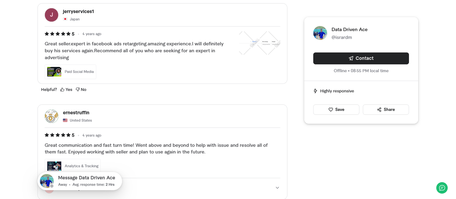 Screenshot 2026-03-28 at 20-55-01 Data Driven Ace Profile Fiverr