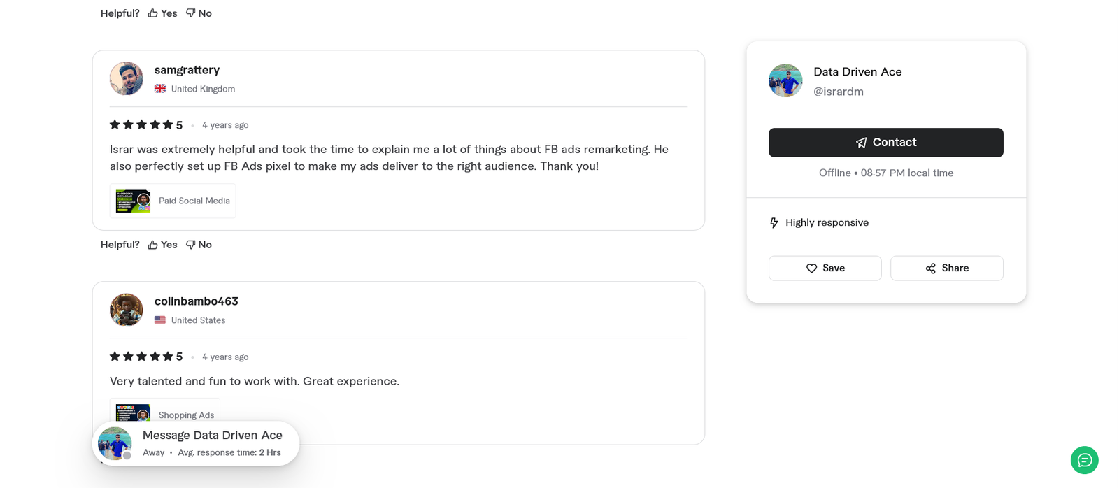 Screenshot 2026-03-28 at 20-57-25 Data Driven Ace Profile Fiverr
