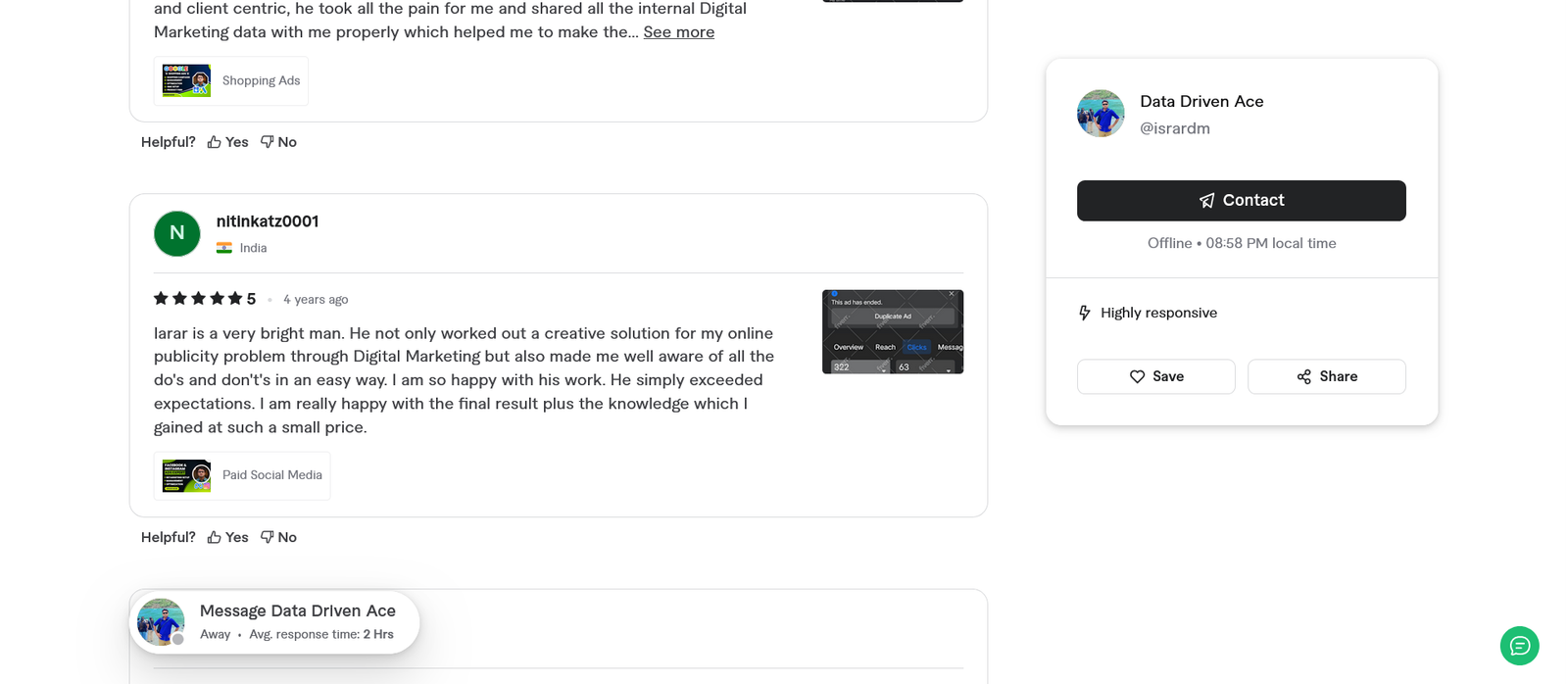 Screenshot 2026-03-28 at 20-58-04 Data Driven Ace Profile Fiverr