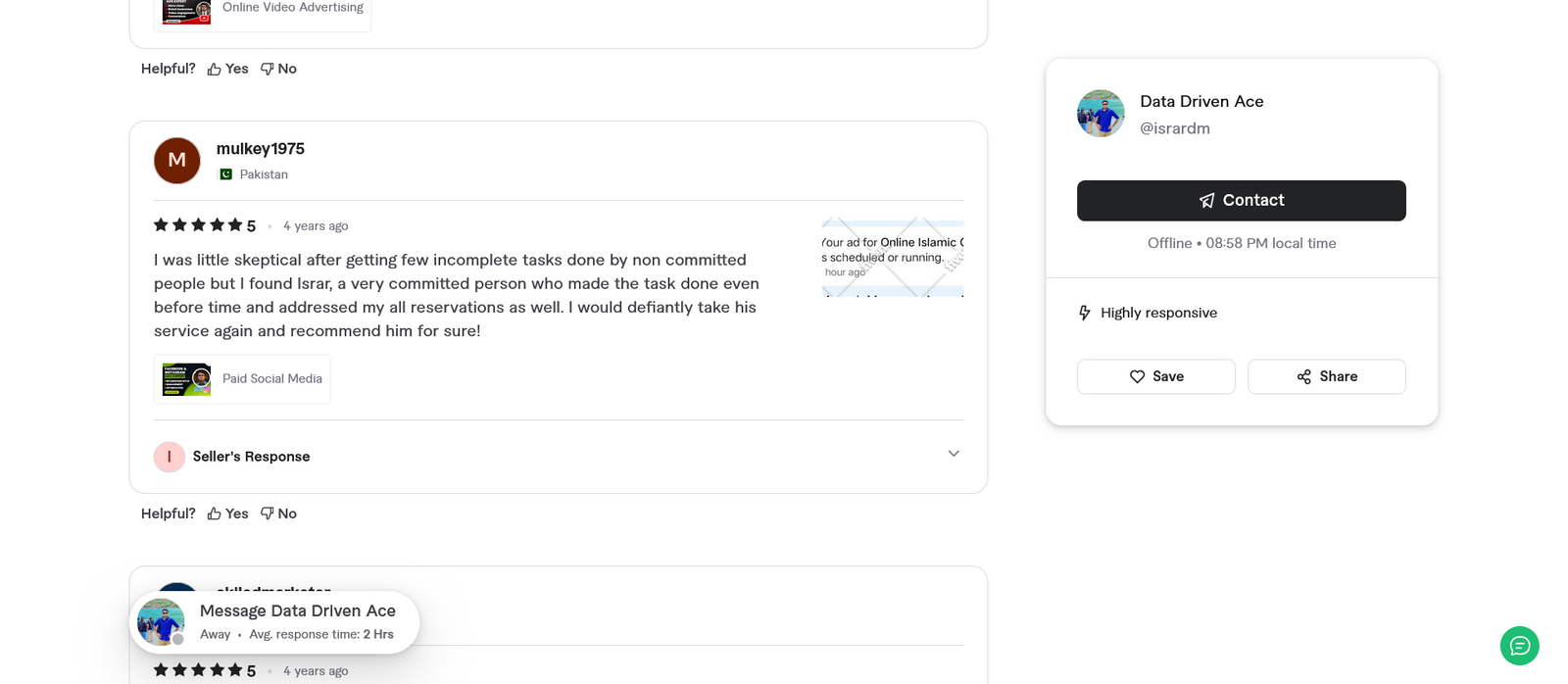 Screenshot 2026-03-28 at 20-58-45 Data Driven Ace Profile Fiverr