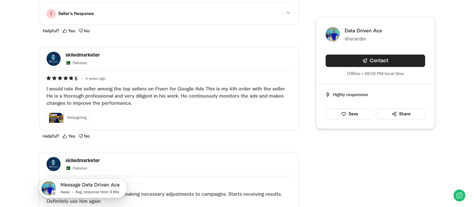 Screenshot 2026-03-28 at 20-59-07 Data Driven Ace Profile Fiverr