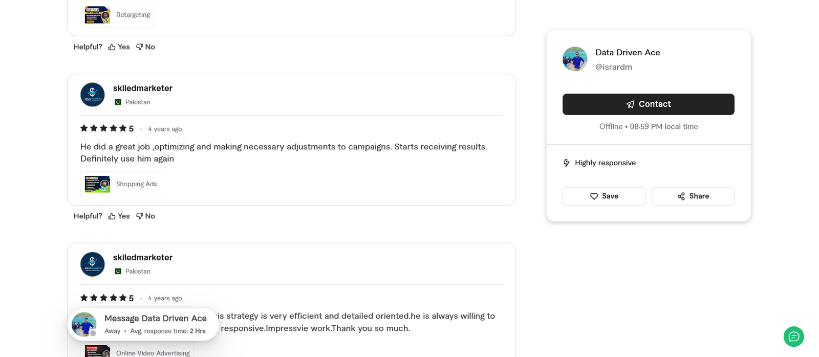 Screenshot 2026-03-28 at 20-59-22 Data Driven Ace Profile Fiverr